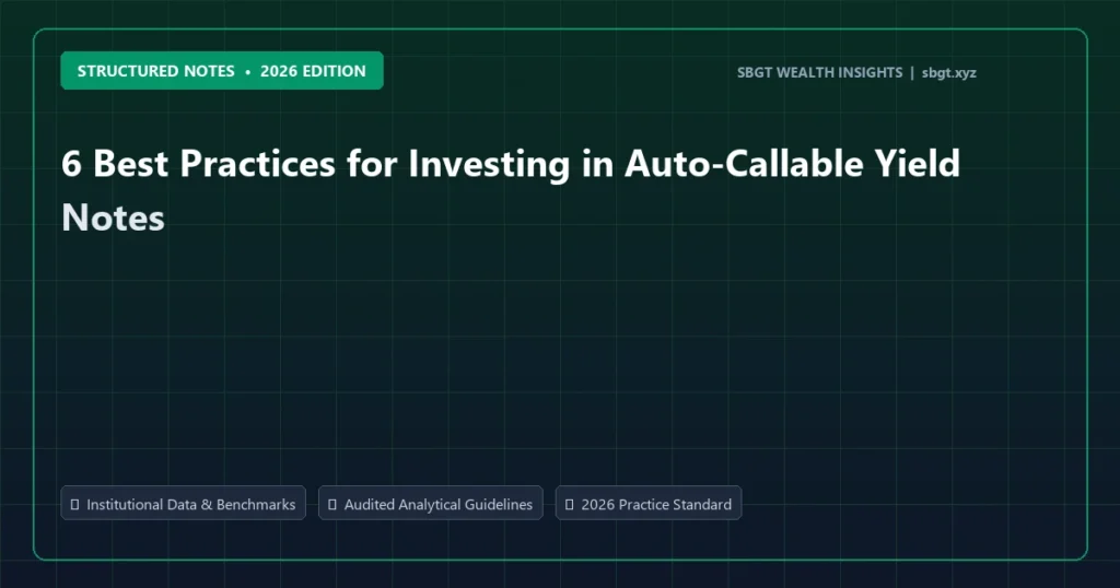 6 Best Practices for Investing in Auto-Callable Yield Notes - Structured Notes analysis and strategic guide