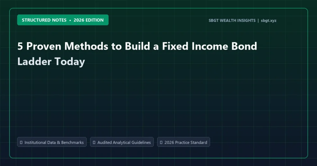 5 Proven Methods to Build a Fixed Income Bond Ladder Today - Structured Notes analysis and strategic guide