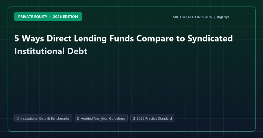 5 Ways Direct Lending Funds Compare to Syndicated Institutional Debt - Private Equity analysis and strategic guide