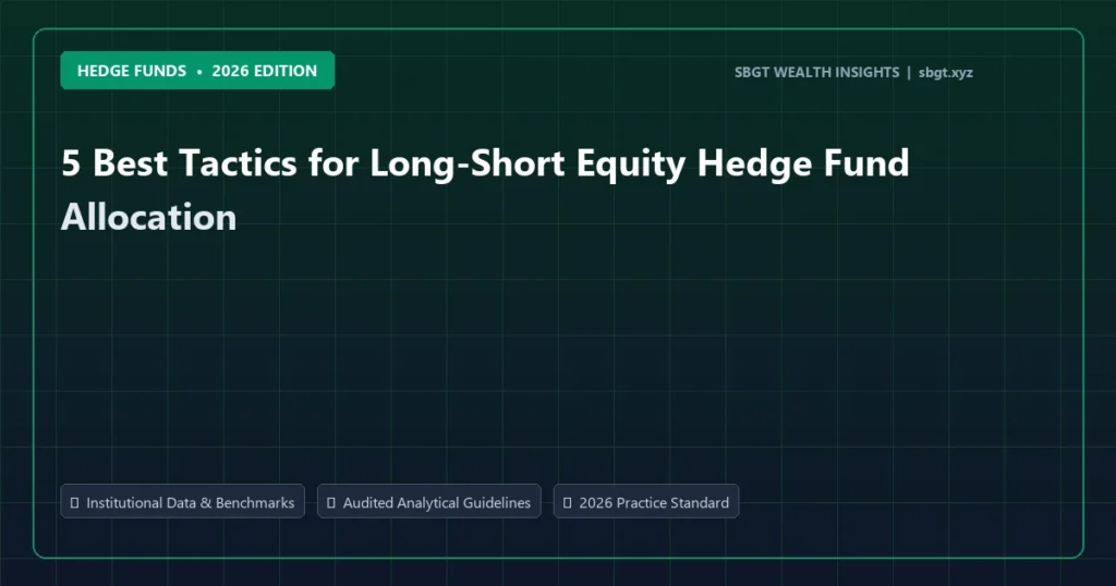 5 Best Tactics for Long-Short Equity Hedge Fund Allocation - Hedge Funds analysis and strategic guide