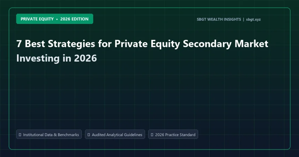 7 Best Strategies for Private Equity Secondary Market Investing in 2026 - Private Equity analysis and strategic guide