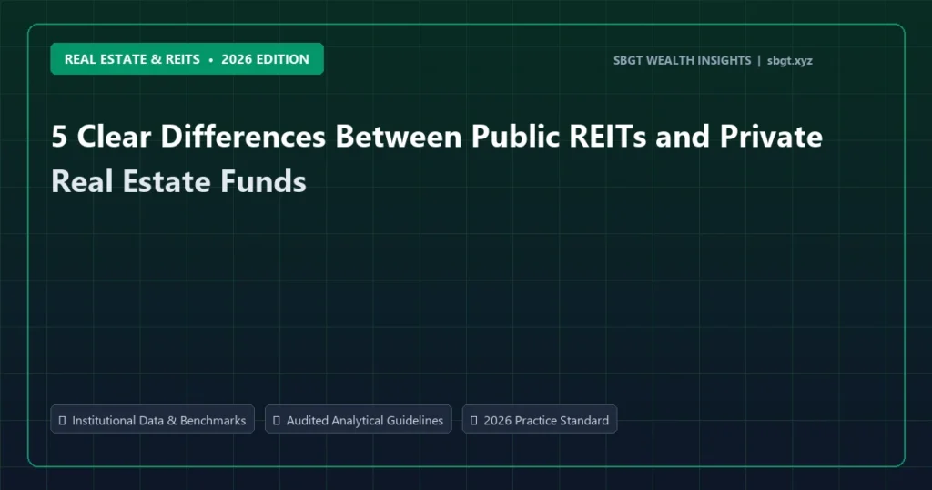 5 Clear Differences Between Public REITs and Private Real Estate Funds - Real Estate & REITs analysis and strategic guide