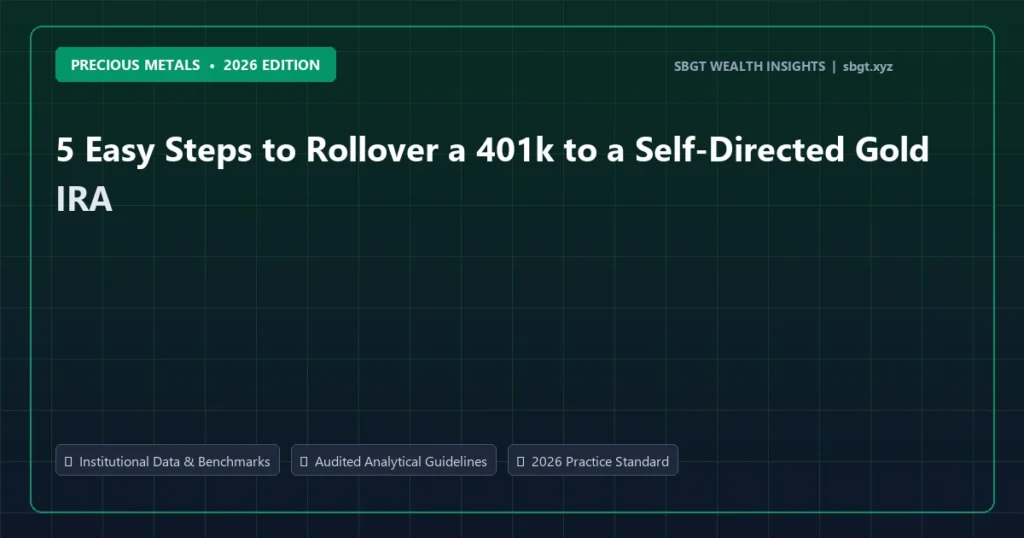 5 Easy Steps to Rollover a 401k to a Self-Directed Gold IRA - Precious Metals analysis and strategic guide