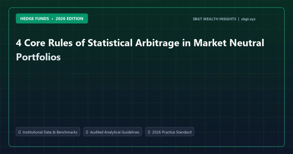 4 Core Rules of Statistical Arbitrage in Market Neutral Portfolios - Hedge Funds analysis and strategic guide
