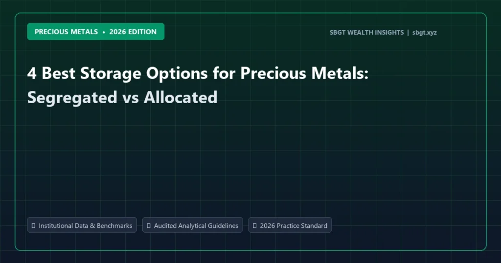 4 Best Storage Options for Precious Metals: Segregated vs Allocated - Precious Metals analysis and strategic guide